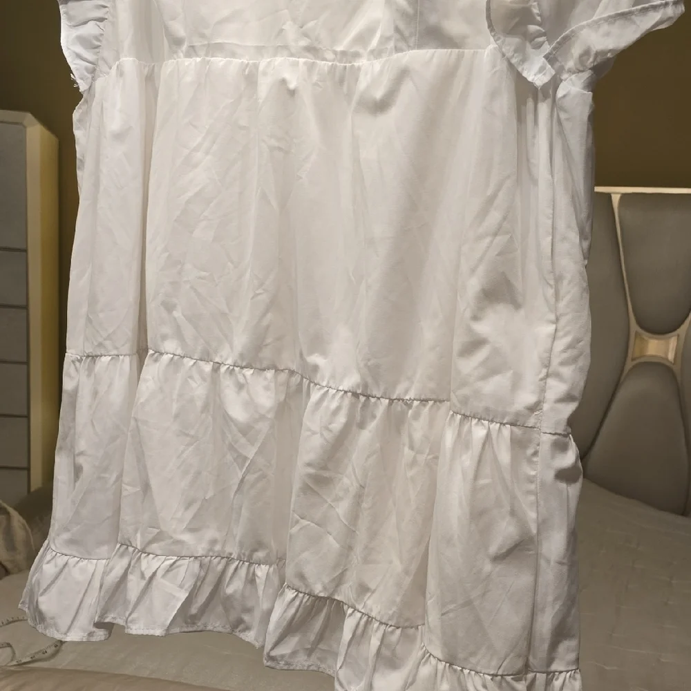 Abercrombie & Fitch White Mini Dress XXXLP - Picture 5 of 16